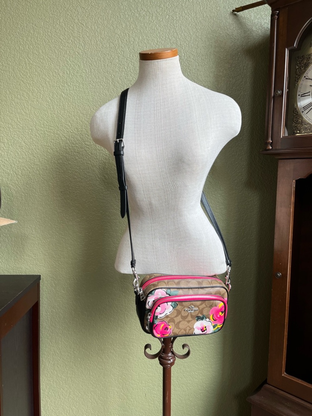Coach Jes Court Jumbo Floral Crossbody - Picture 12 of 12